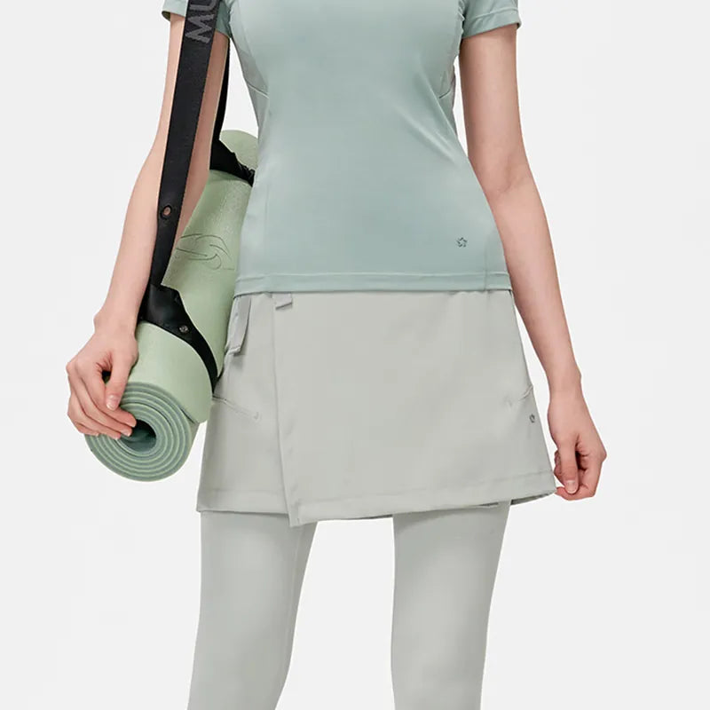 【mulawear】側綁帶休閒短裙