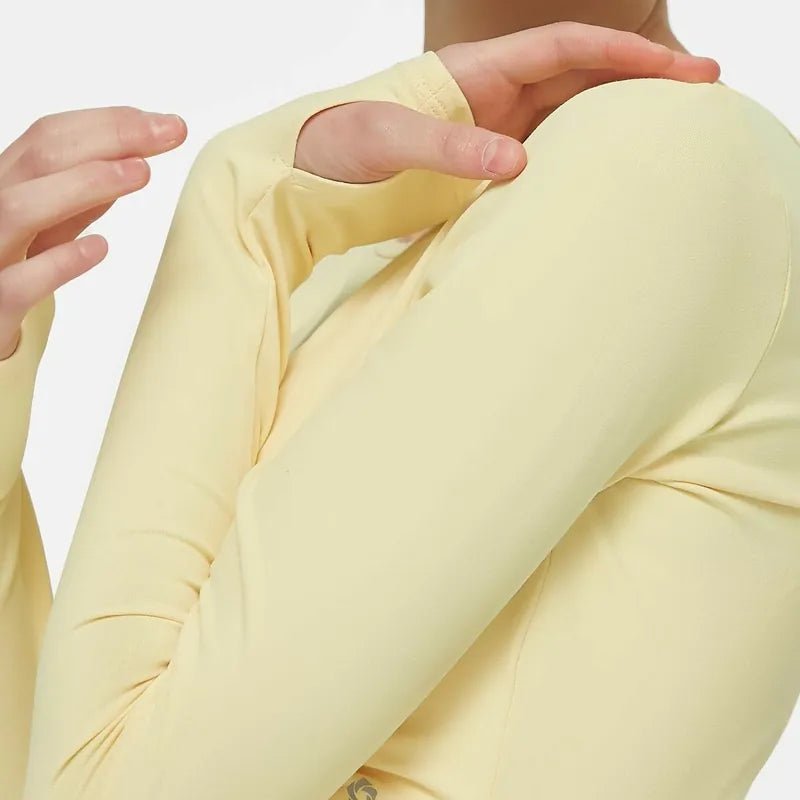 【mulawear】露背設計短版長袖上衣