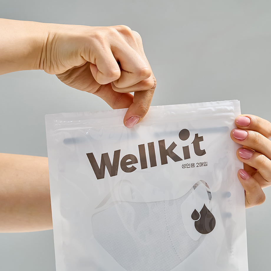 【Wellkit】立體加濕口罩 1包(2入)