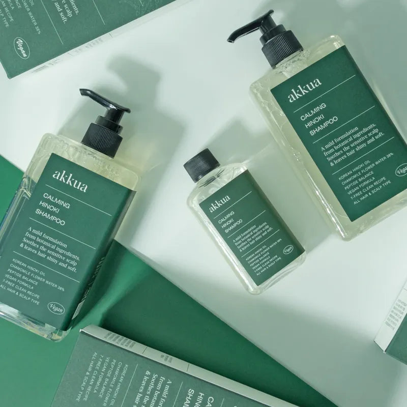 【akkua】 扁柏舒緩洗髮精 330ml