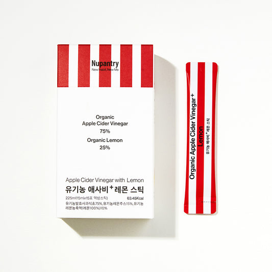 【Nupantry】 蘋果醋檸檬飲 隨身包 15ml*15包
