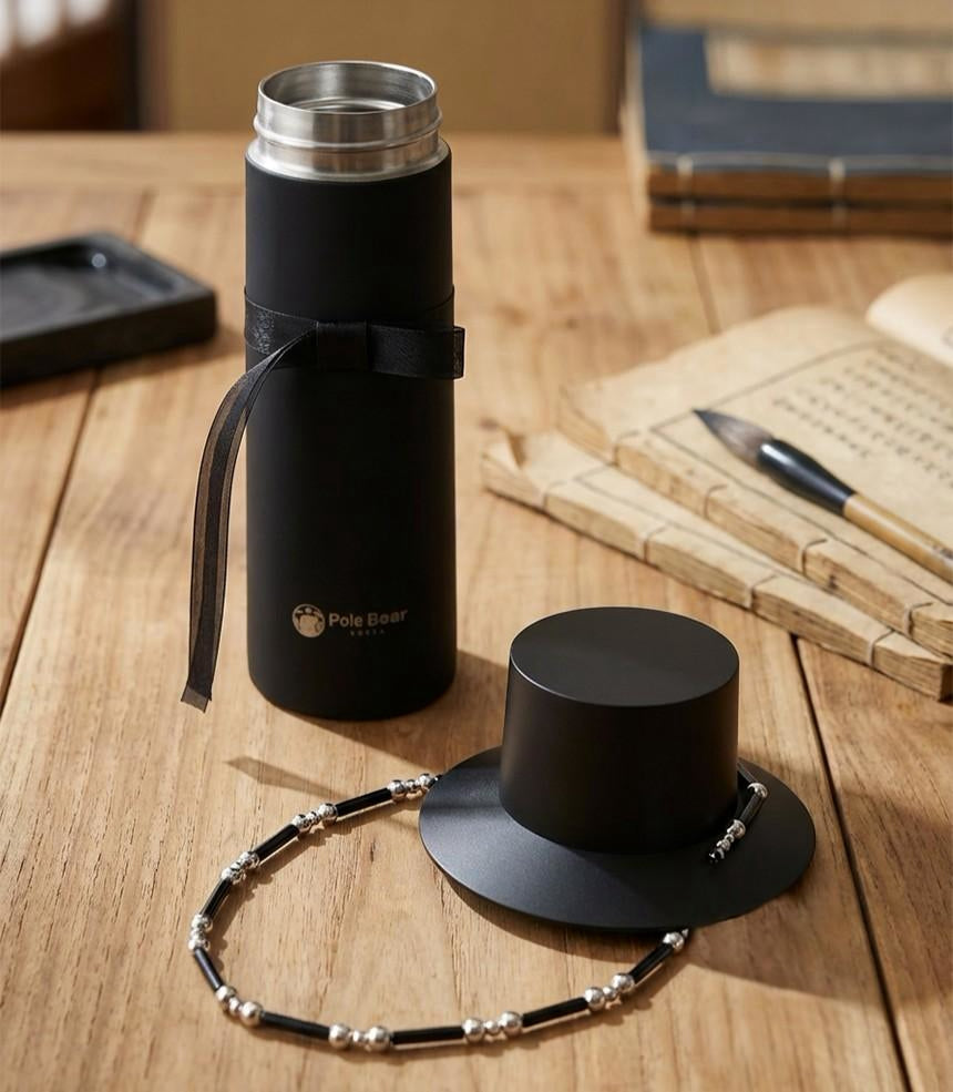 [POLE BEAR] 韓服造型保溫杯 600ml