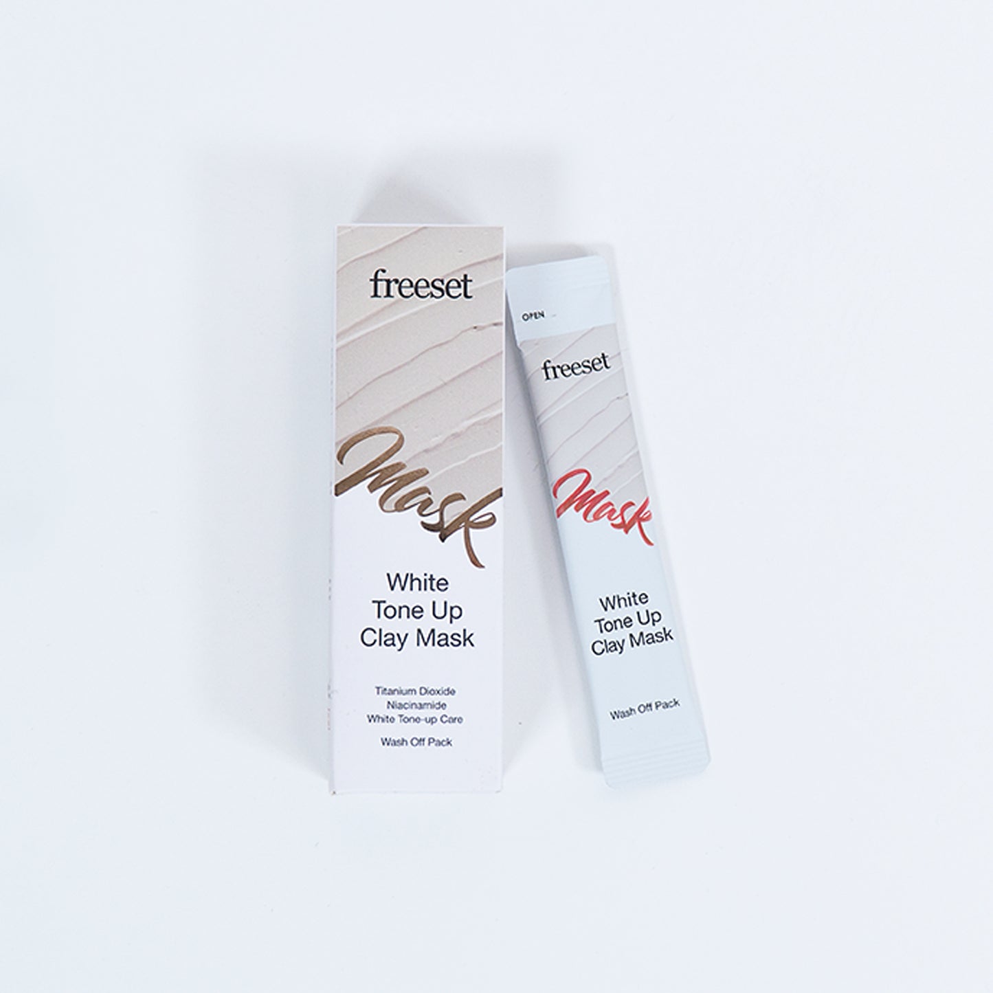 【Freeset】泥面膜 (5入) 8ml （美白提亮/茶樹毛孔清潔）