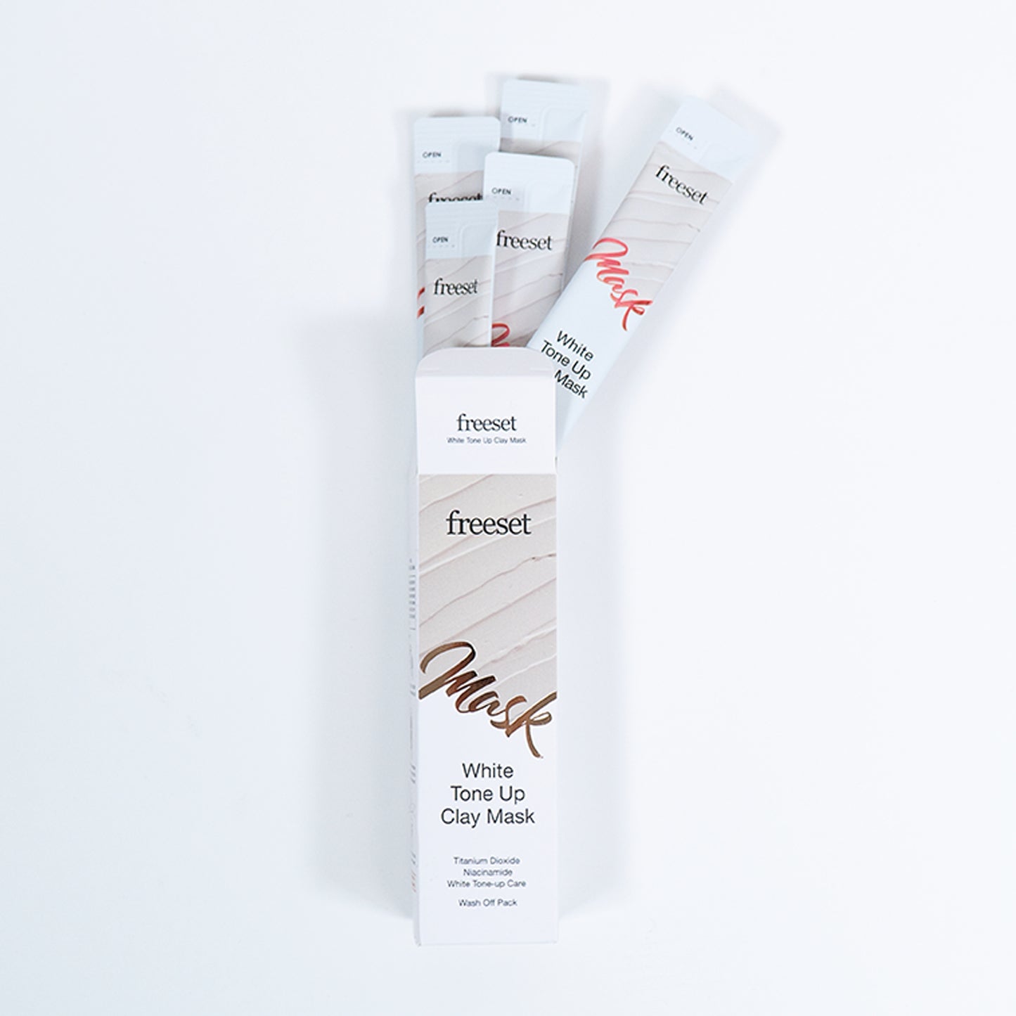 【Freeset】泥面膜 (5入) 8ml （美白提亮/茶樹毛孔清潔）
