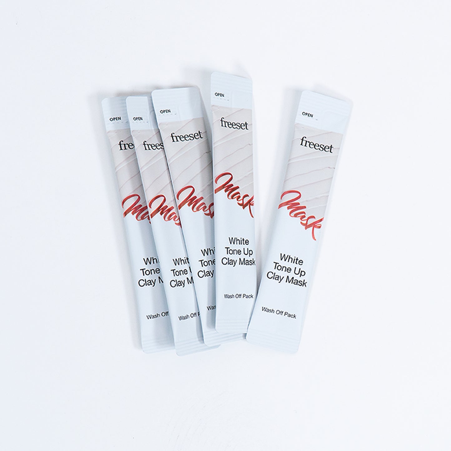 【Freeset】泥面膜 (5入) 8ml （美白提亮/茶樹毛孔清潔）